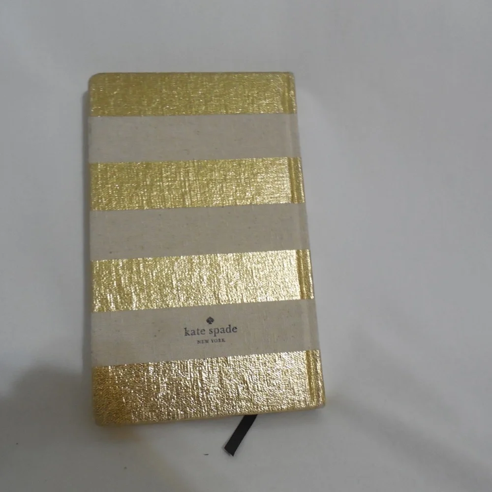 Gold and Beige Kate Spade Agenda
